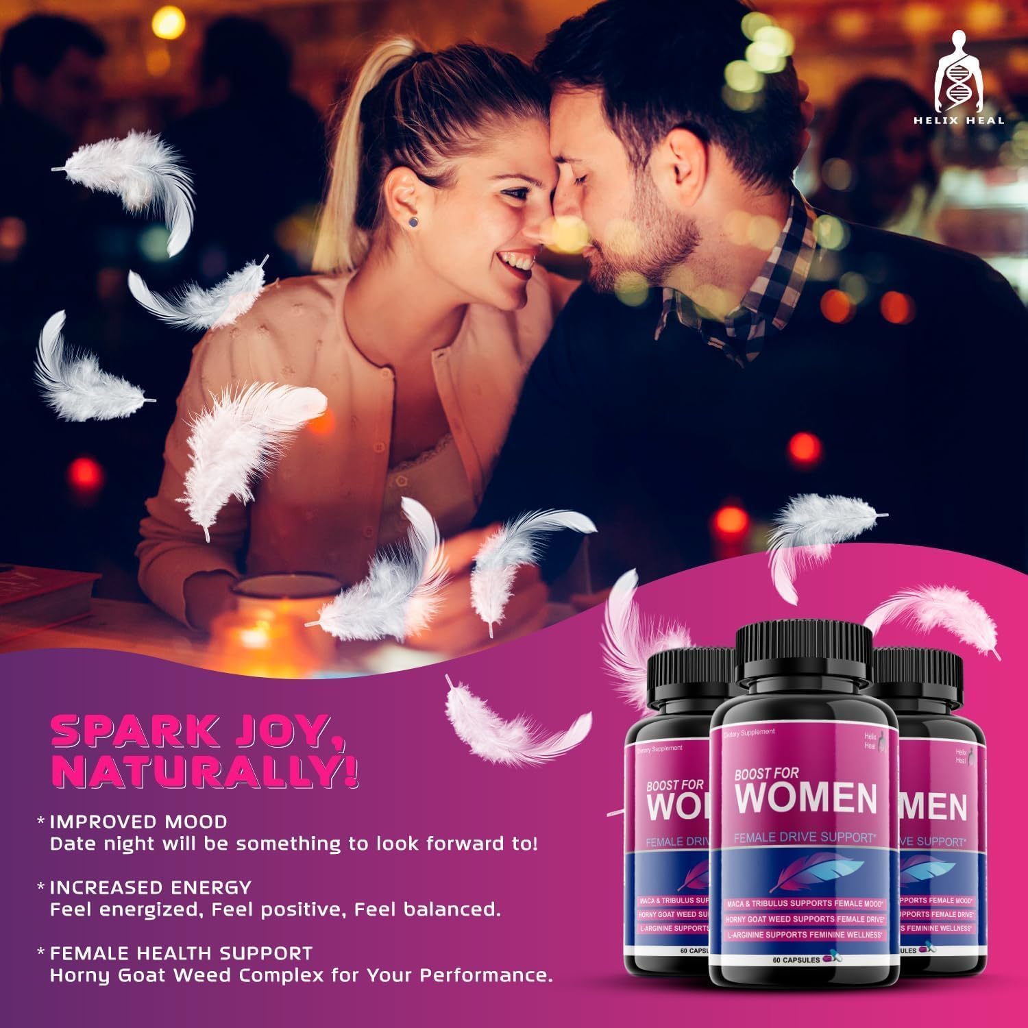 Helix Heal Libido Booster for Women - Fast Acting Female Desire Supplement — Amazon image 6
