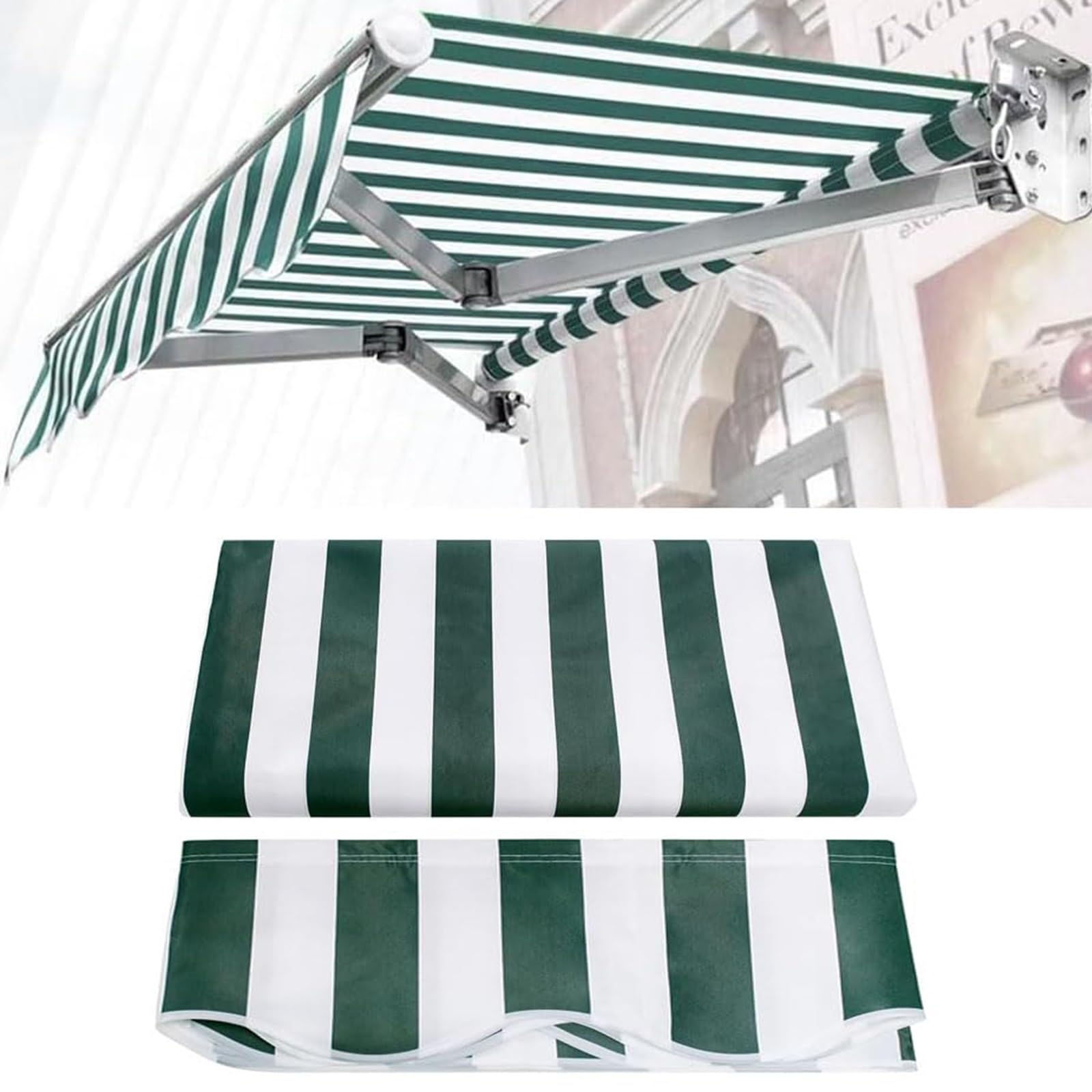 Toile de rechange rétractable pour store usé 3,6x2,5m imperméable