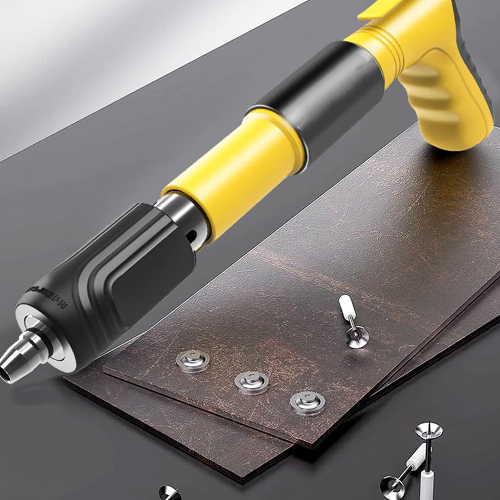 Clavadora de hormigón, herramienta de fijación de pared de clavos | Clavadora de acero para paredes de cemento pequeñas | Herramienta eléctrica de sujeción de bajo ruido para instalación de tub