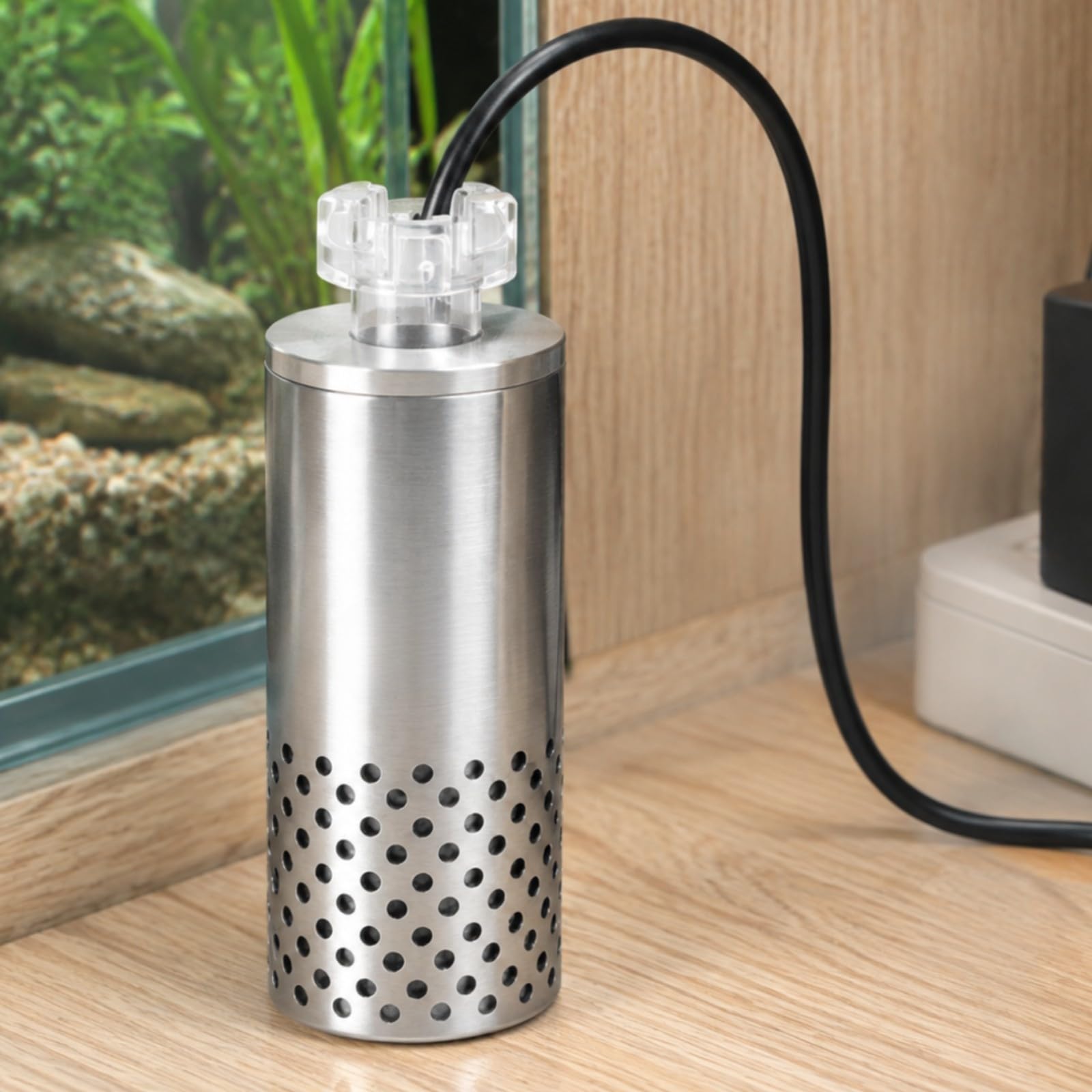 B Baosity Skimmer con Ventosas Ahorra Espacio Filtro Skimmer con Cabeza Flotan Silencioso