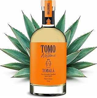 TOMONOTOMO Tobala, Award-Winning Non-Alcoholic Agave Spirit, 2024 Agave of the Year, Zero Proof Mezcal Alternative Distilled in Oaxaca, 15 Botanicals, Zero Sugar - 750 ml