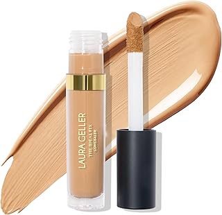 LAURA GELLER NEW YORK The Ideal Fix Concealer - Medium - Buildable Medium to Full Coverage Liquid Concealer - Covers Under Eye Dark Circles & Blemishes - Long-Lasting