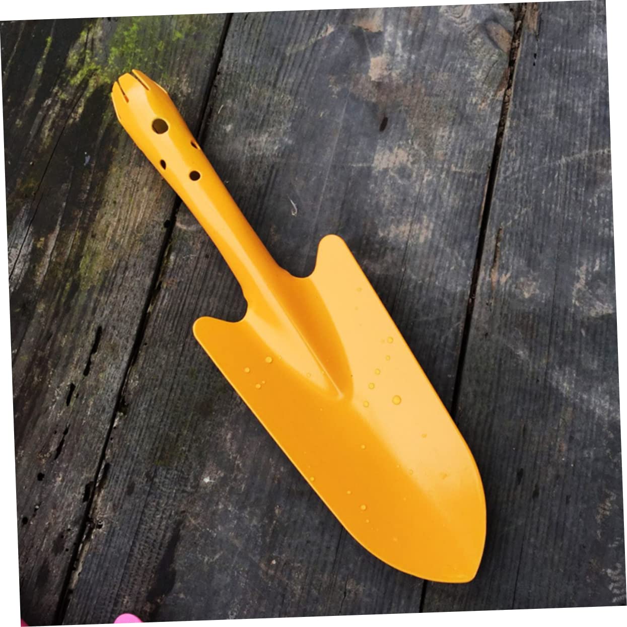 5 Stück Minischaufeln aus Eisen mit Ergonomischem Griff für Gartenarbeit