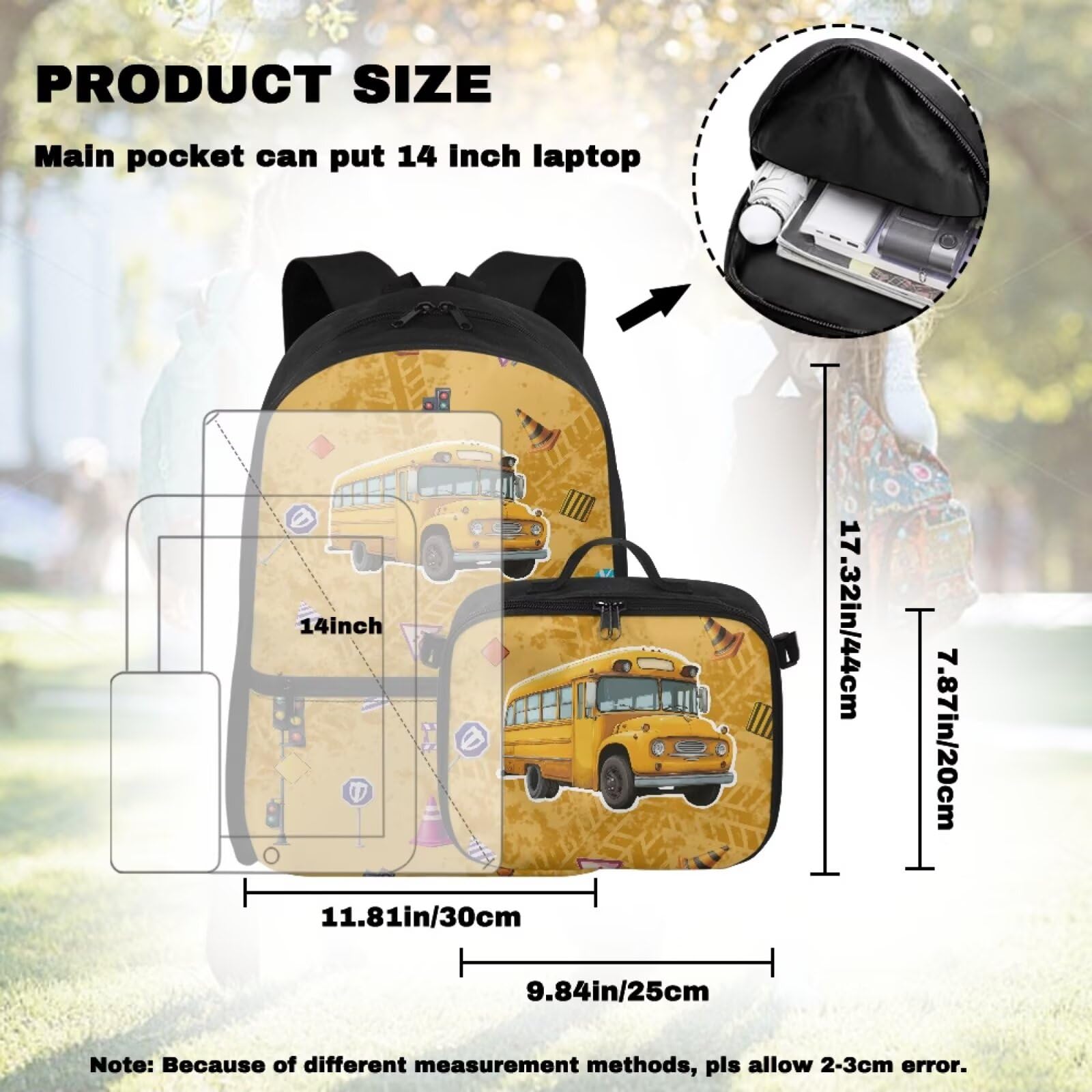 Mochila personalizada para niños para la escuela, 2 en 1, con nombre personalizado, mochila para niños, juego de mochila para jardín de infantes