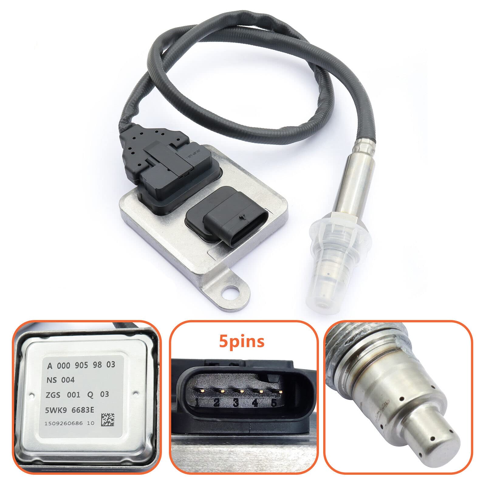 A0009059803 Nox Sensor para M-B CLA W117/C117, VITO, V-CLASS W447 5WK96683E 8wires W166 W205 W164