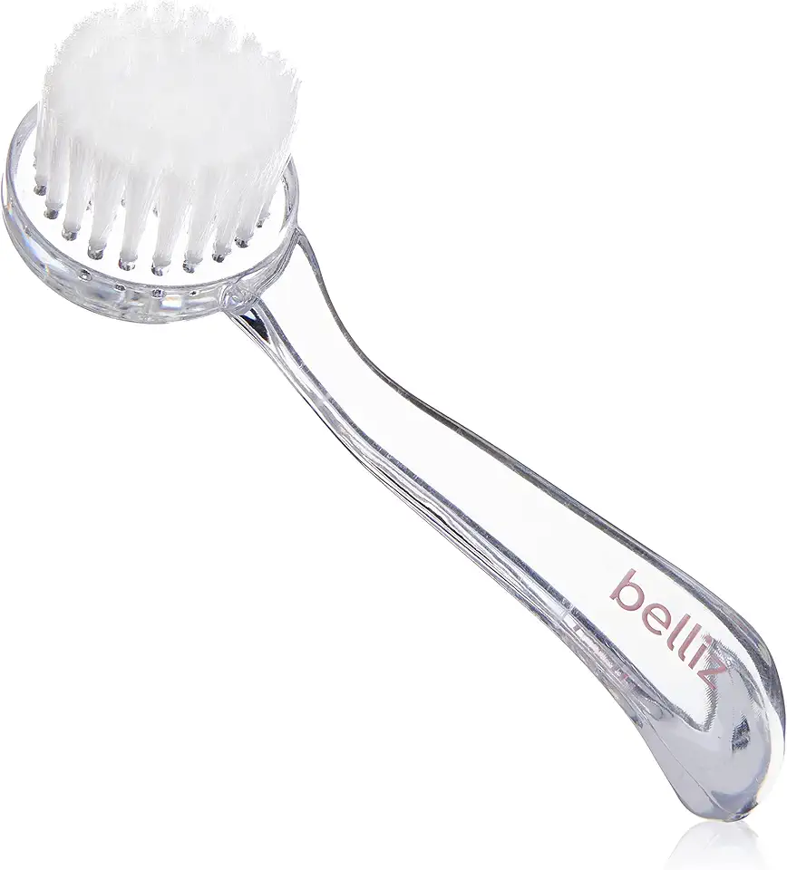 Escova Facial, Belliz, Translucido Branco/ Azul