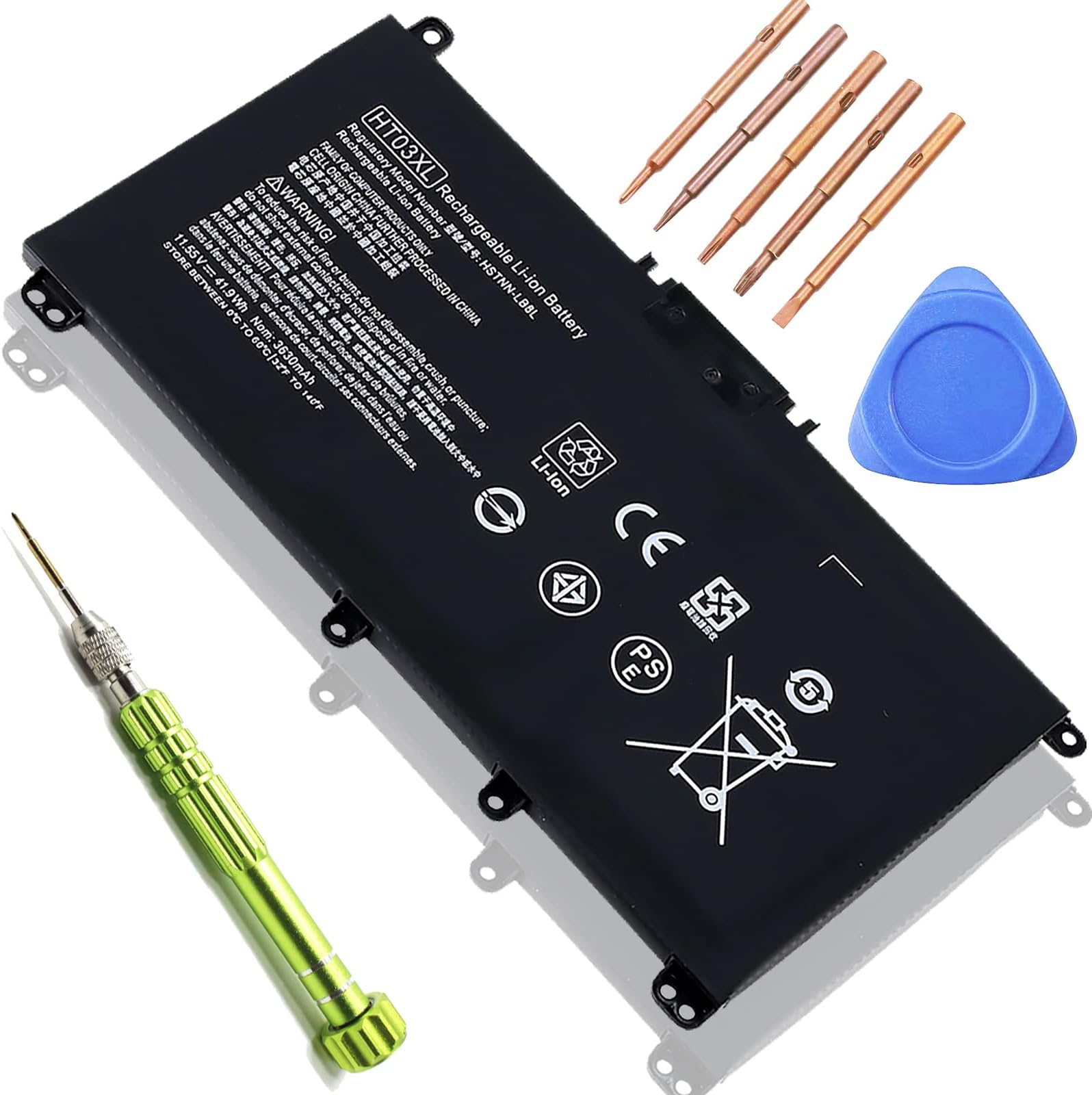 Batteria HT03XL Per HP Pavilion 14, 15, 17 E Serie 240/250 – 41.9Wh, 11.55V, Compatibile Con L11119-855 E HSTNN-LB8L - 4