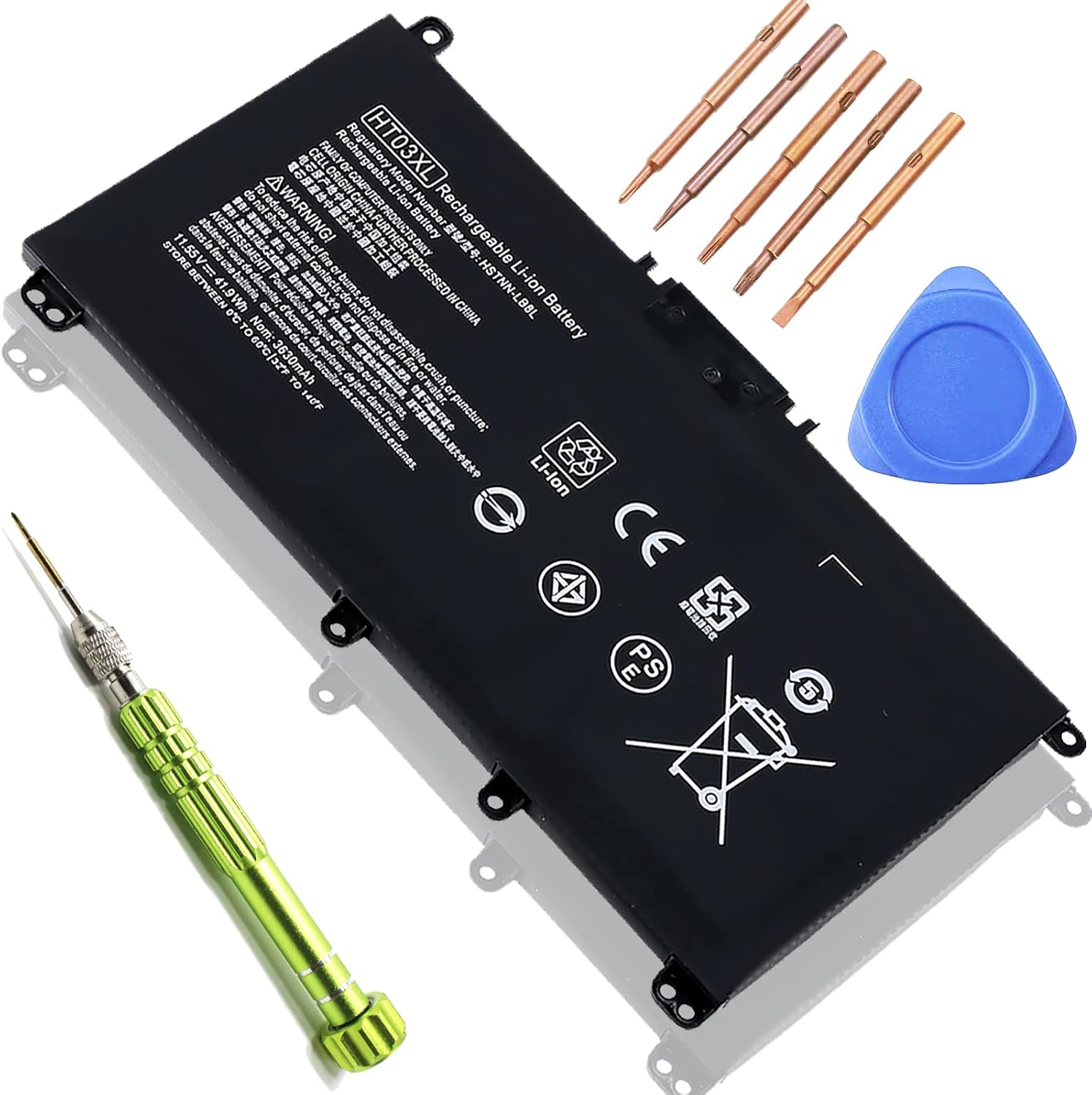 Green Cell Akku für HP HT03XL HTO3XL L11421-2C2 L11119-855 L11421-2C2 240 245 250 255 340, G5 348 15-DB 15-DA 15-CS 17-by 17-CA Pavilion 14-DH 15-CS 17-CA X360 14-DH