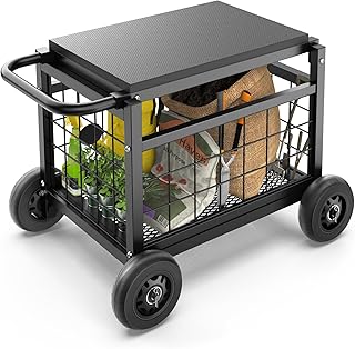 Rolling Garden Seat For Seniors Picks collage image 2