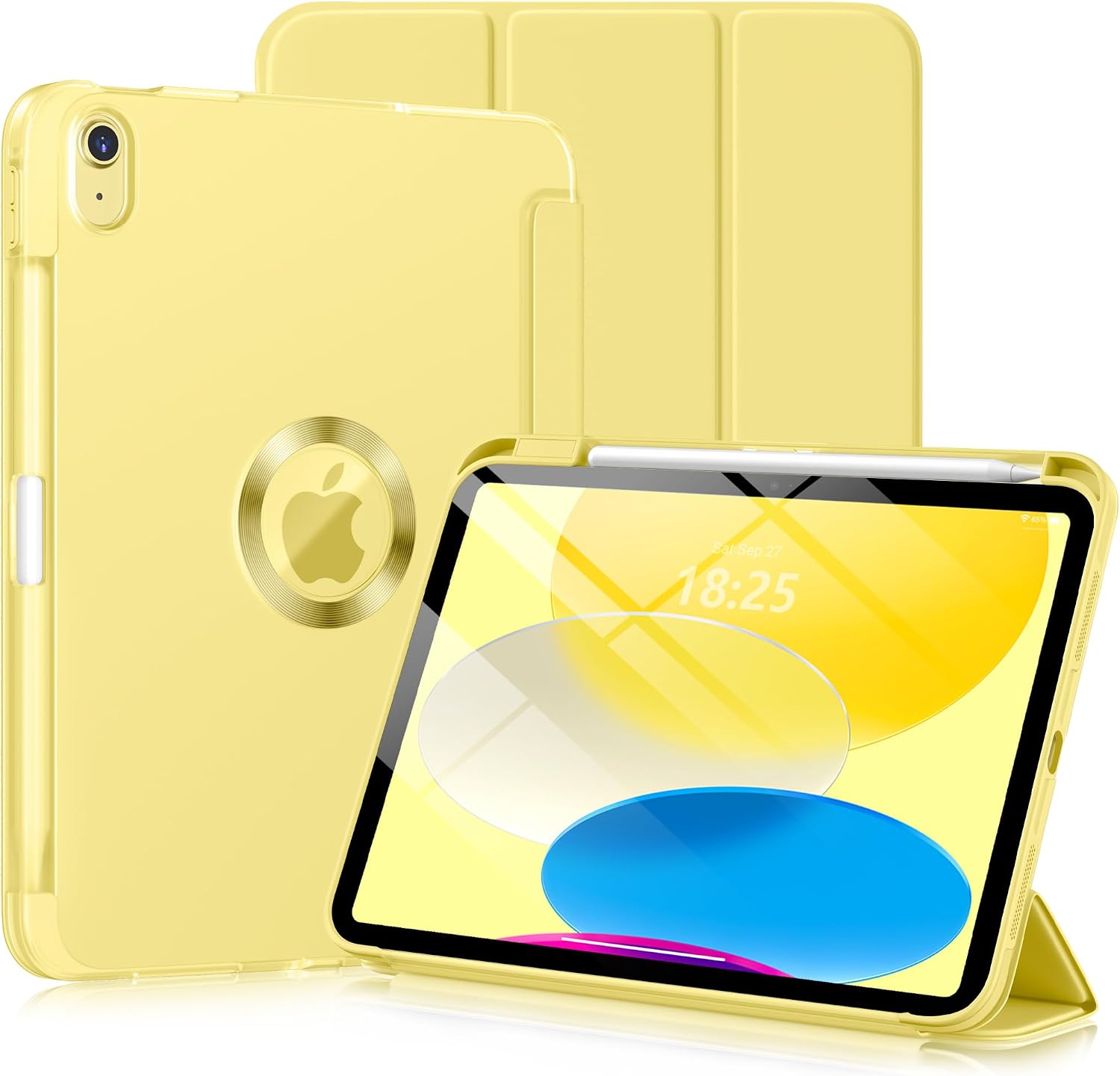 Wenlaty for iPad A16 Case 11th/10th Generation 11/10.9 inch, Yellow