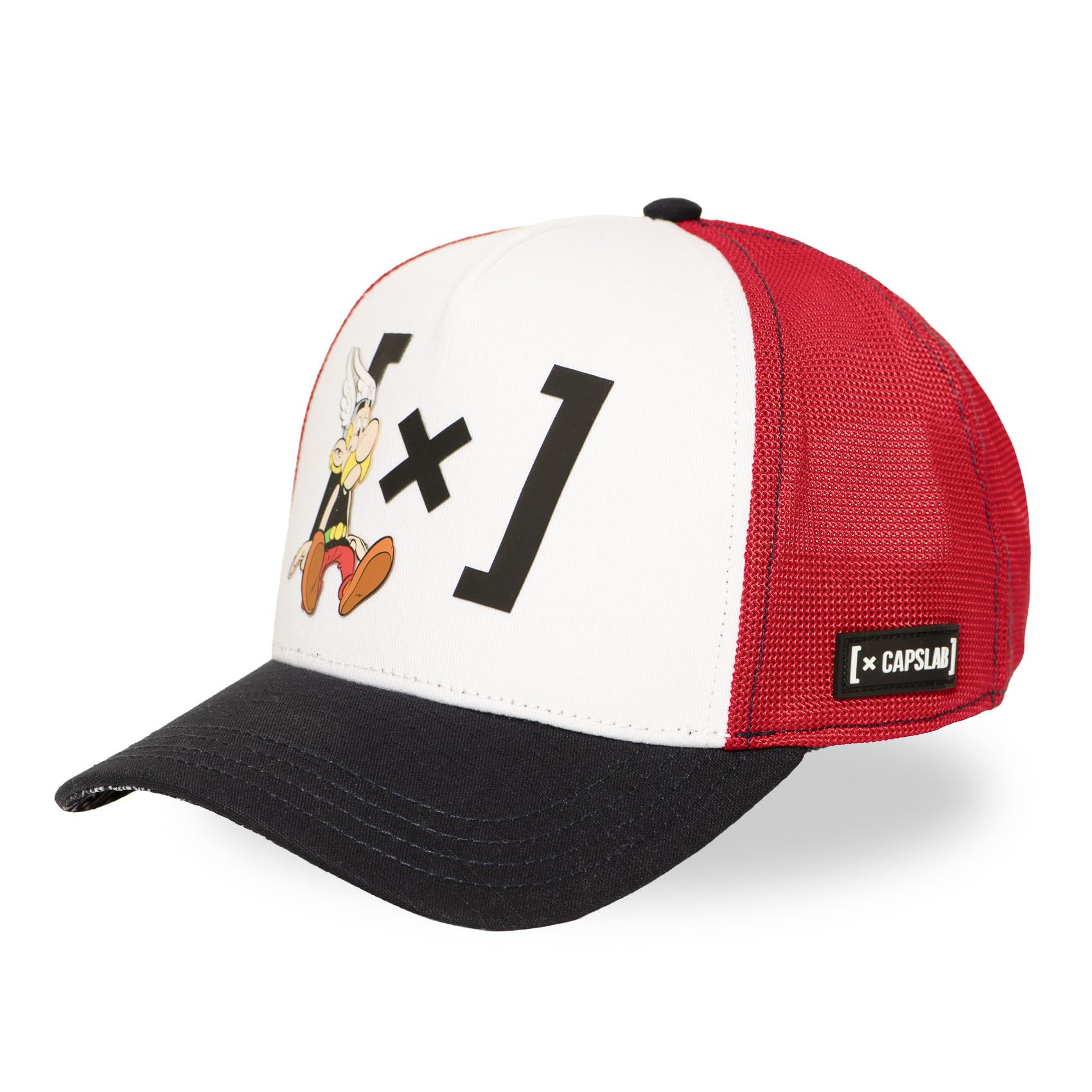 Capslab Kappe für Damen und Herren, Trucker-Kappe Asterix, verstellbar durch Snapback