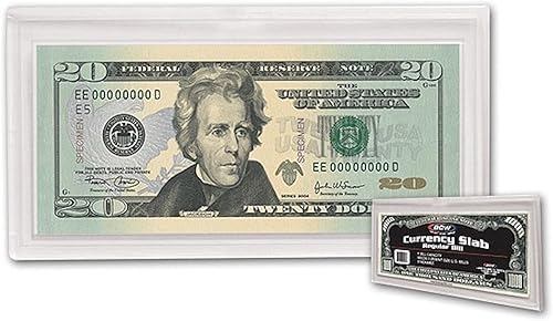 4 BCW DELUXE CURRENCY SLAB - REGULAR BILL by BCW