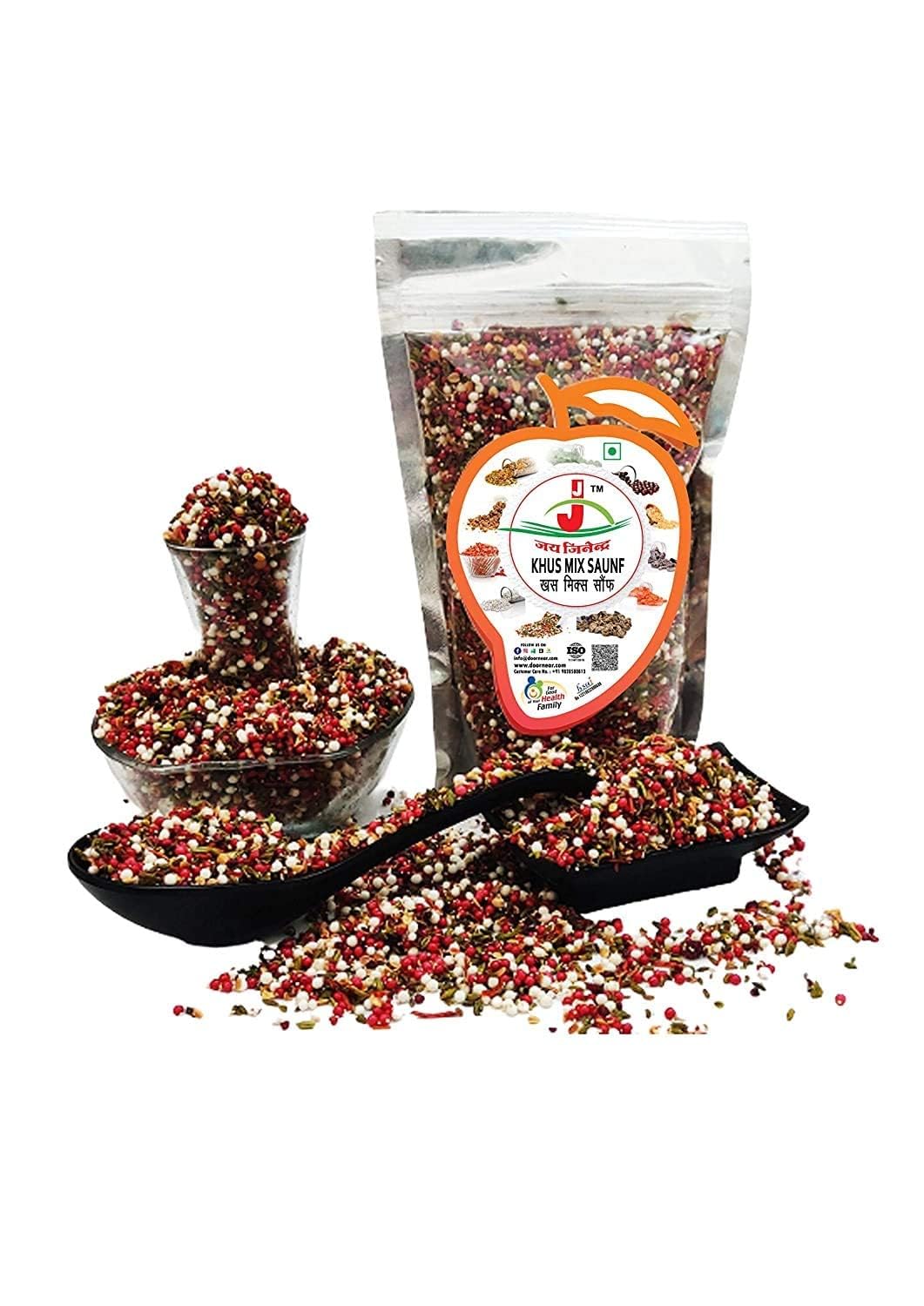 Jai Jinendra Cooling Khus Mix Saunf: Refreshing Mouth Freshener (500gms) (B0D5D2577Q) Amazon Price History, Amazon Price Tracker