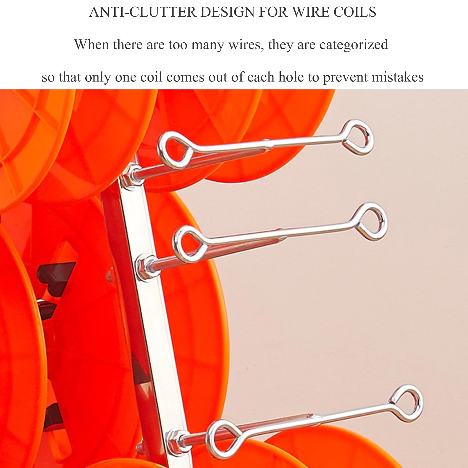 Organizador de cables resistente con ruedas, estante profesional de carrete de alambre para electricistas, dispensador de carrete de carrete grande, soporte desenrollador de alambre eléctrico