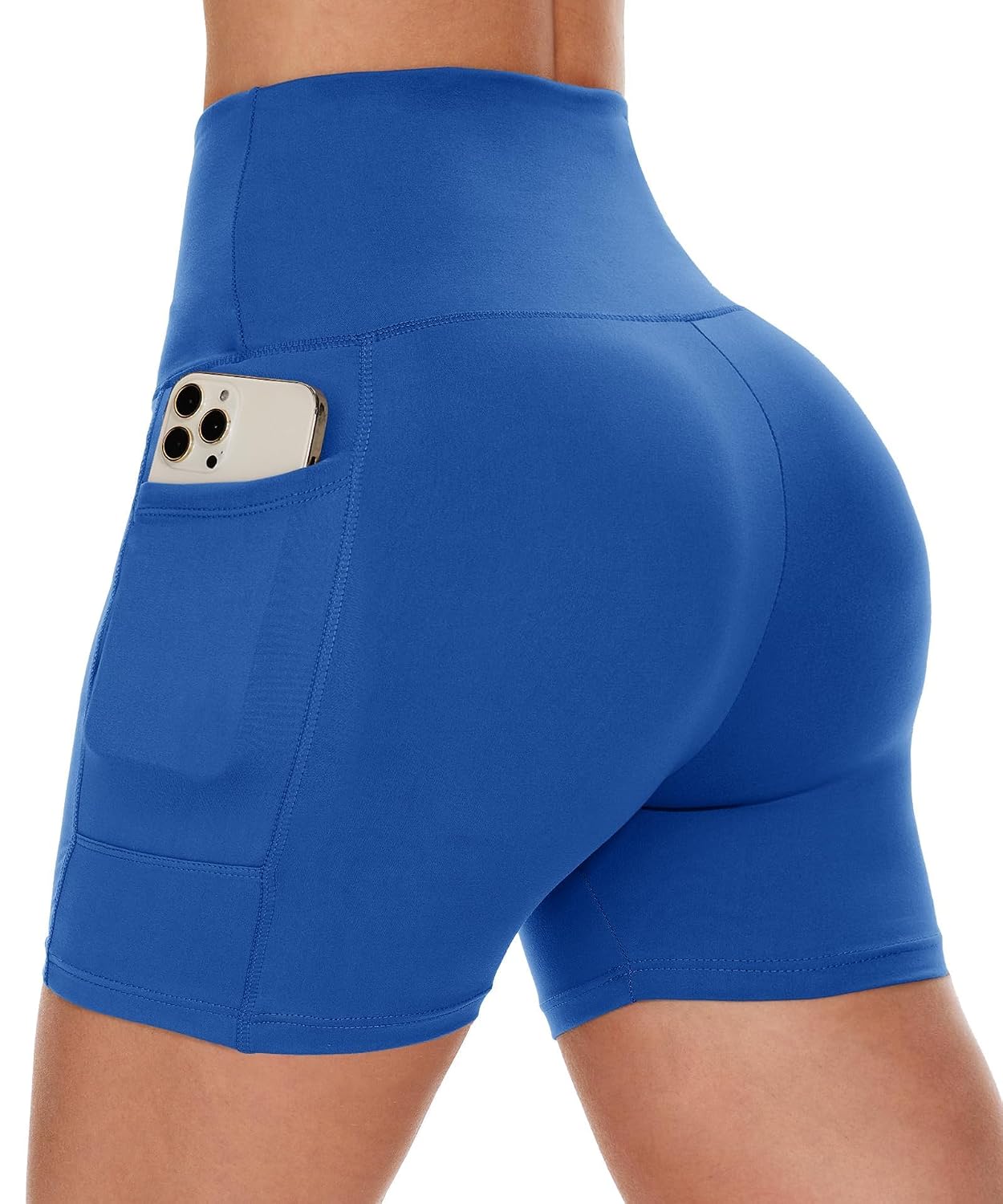 CAMPSNAIL Biker Shorts with Pockets, High Waisted - Image 7