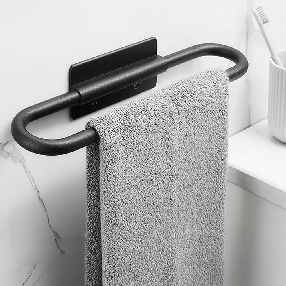 Anillo de Toalla Ovalado, Soporte de Toalla de Mano de Aluminio para baño, Inodoro, Cocina, casa, decoración de Hotel, montado en la Pared