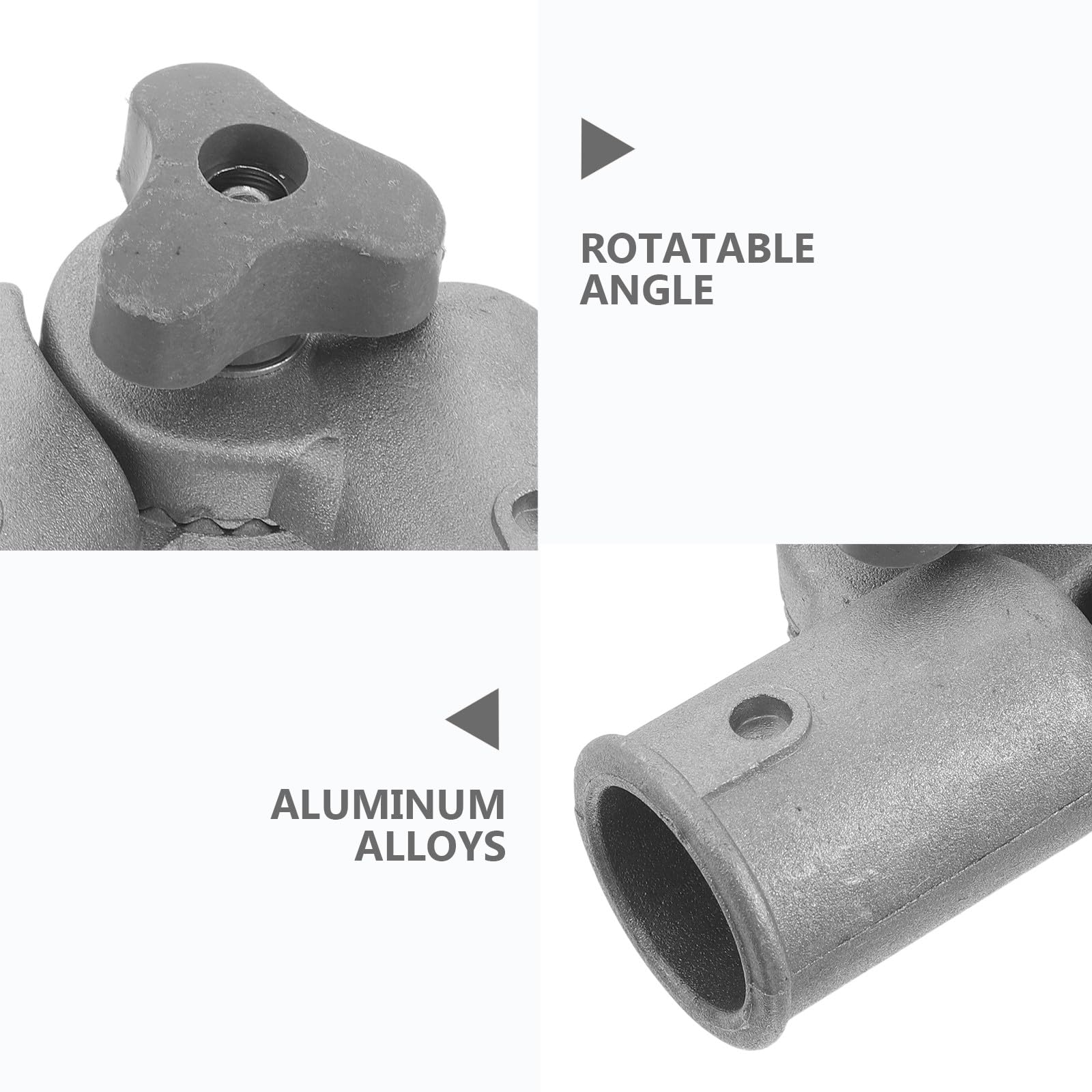 Drehbarer Gelenkverbinder 22mm Aluminium Verlängerungsstangenadapter für Präzise Reinigung und Flexible Anwendung bei Schwer Zugänglichen Stellen