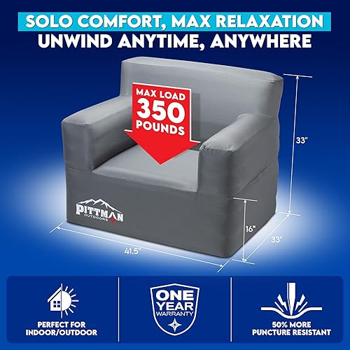 Miniatura 4 de Juego de sofá inflable y silla inflable el juego de muebles inflables perfecto para exteriores e interiores