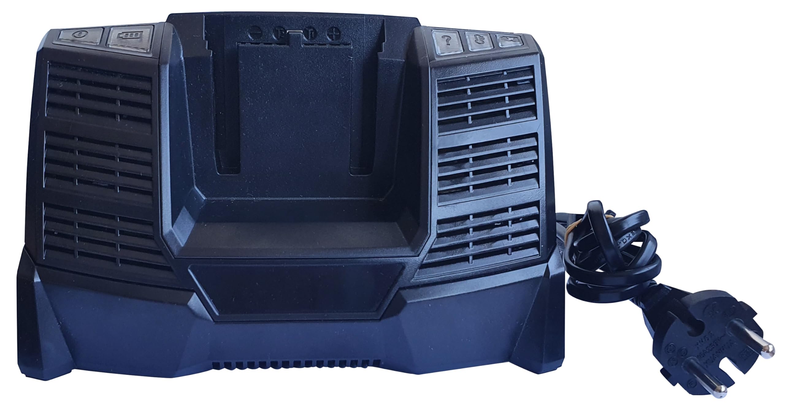 Cargador de red rápido para batería de prensadora | Carga eficiente y segura | Compatible con baterías Li-ion 12V | Diseño compacto y resistente | NOYON & THIEBAULT