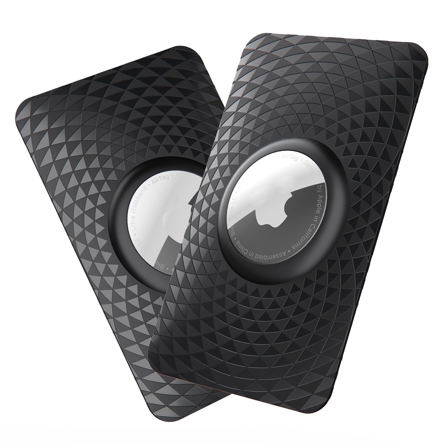 for Airtag Wallet Holder, 2 Pack Thinnest Card Case for Airtag, Stays Hidden, for Purse, Handbag, Backpack Wallet, Clutch, Billfold