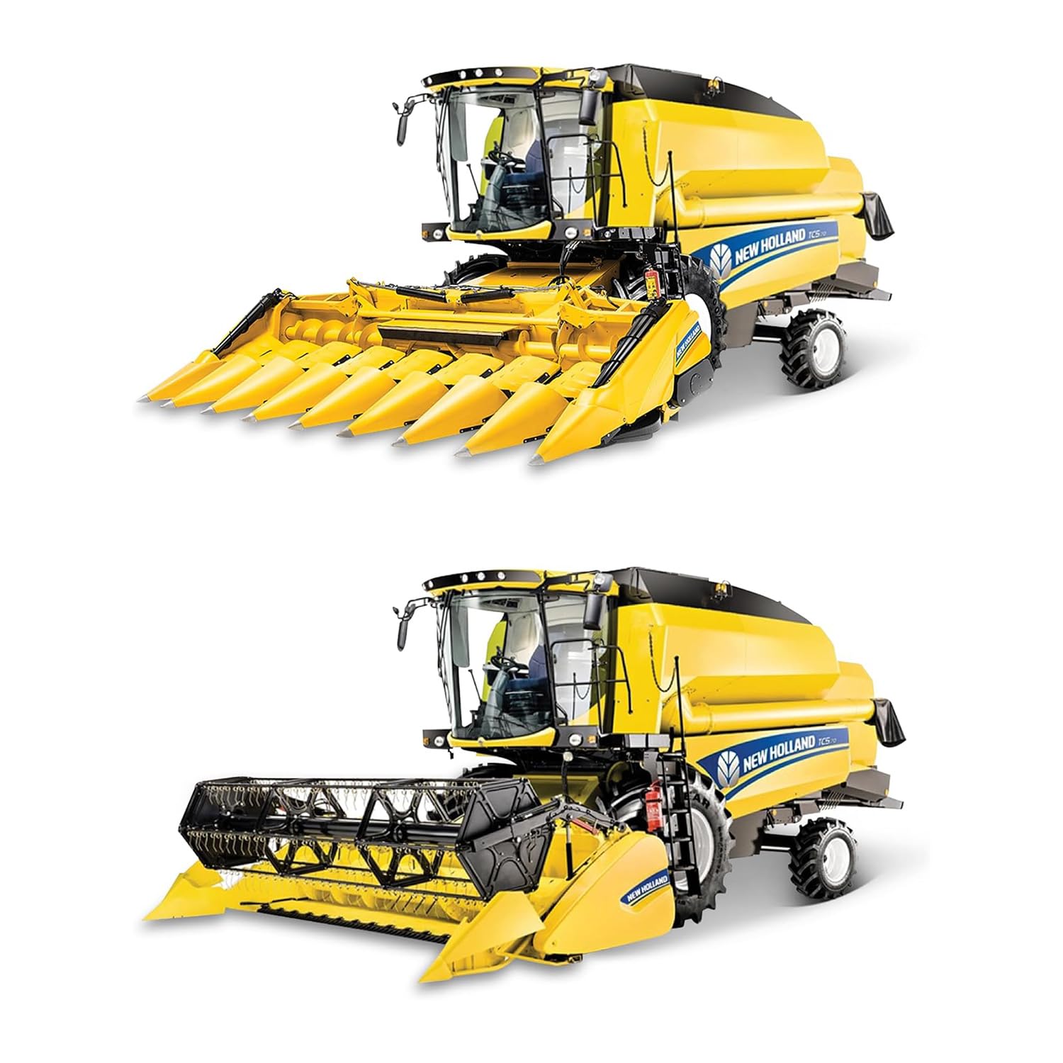 Bburago FARMLAND NEW HOLLAND TC5.90 WHEAT/CORN HARVESTER - 18CM, Yellow and Black, 18 centimetri - Image 3