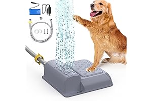 Outdoor Dog Sprinkler Toy-Paw Activated Dog Water Fountain