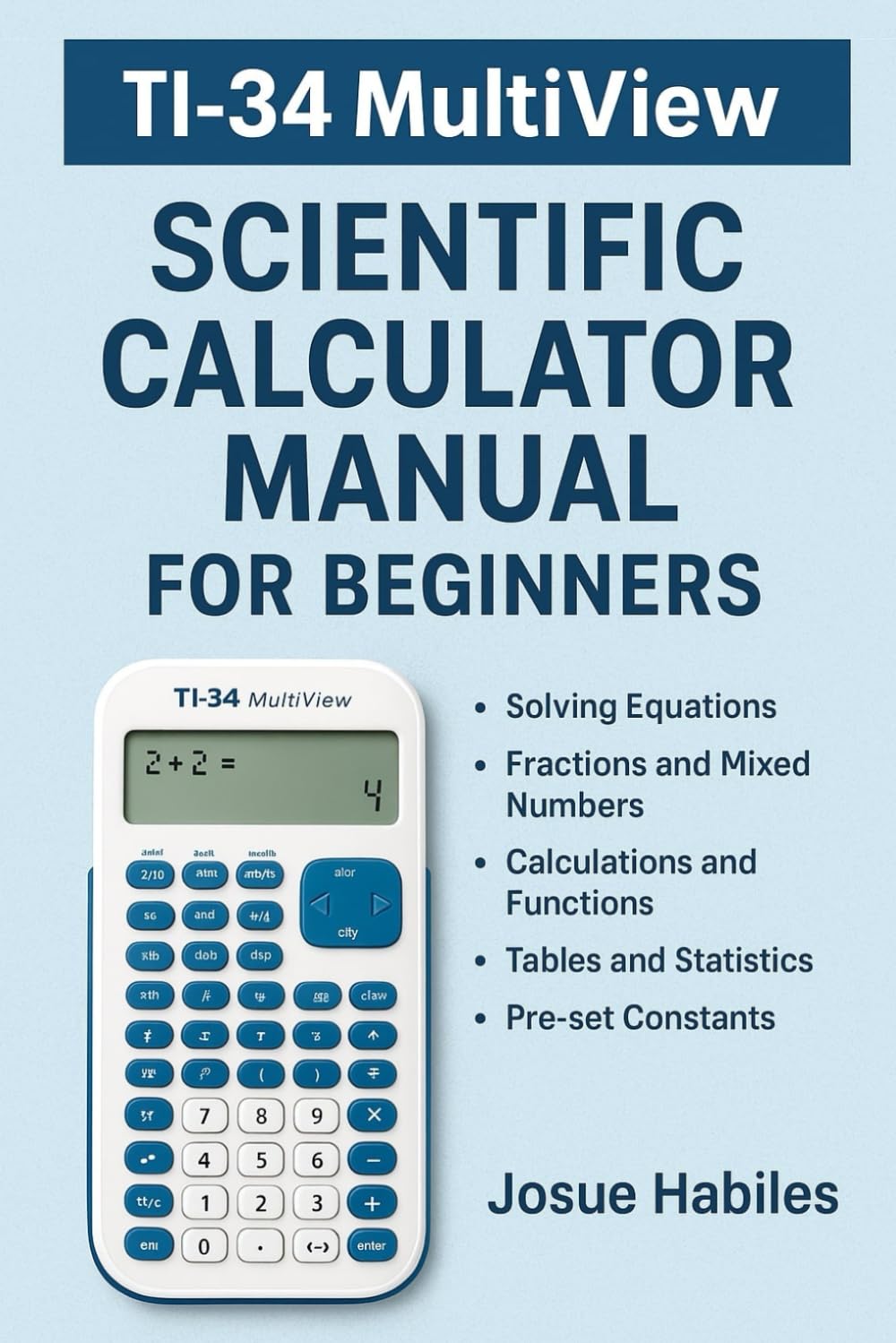TI-34 MultiView Scientific Calculator manual