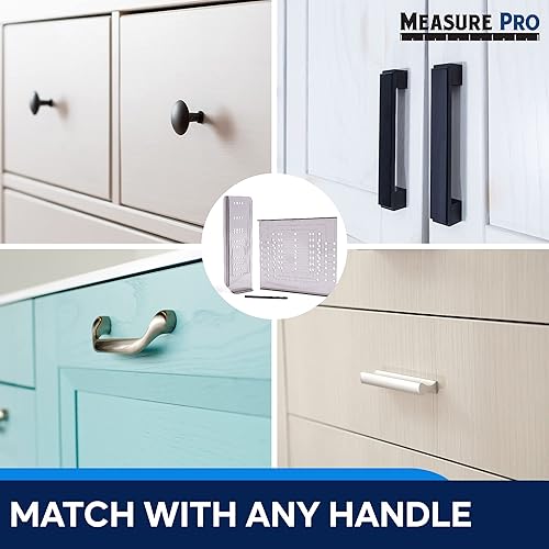 Miniatura 4 de Kit de plantillas de instalación de herrajes para puertas y cajones, fabricado en los Estados Unidos