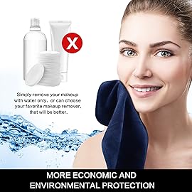 SINLAND Microfiber Facial Cloths Fast Drying Washcloth 12inch x 12inch (6pack, Navy Blue)