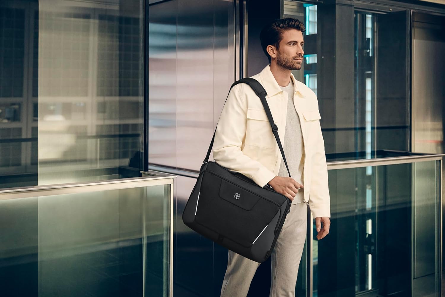 Wenger Unisex-Adults XE Brief 17 Black Laptop Bag, 16 cm x 34 cm x 45 cm, 25 liters, 0.8 kg