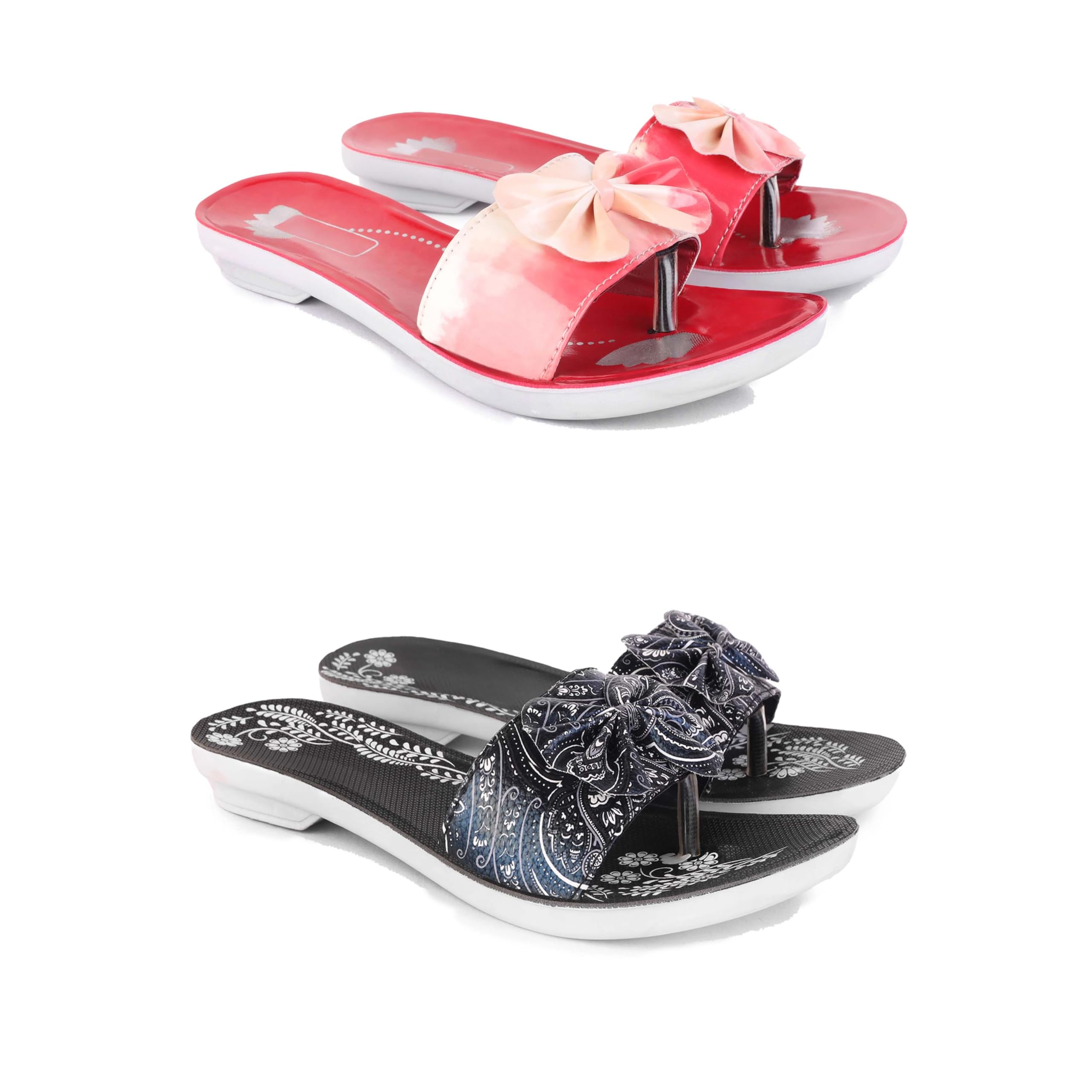 Women's Sandals | Lightweight Wear| Stylish & Easy to Wear For Women'S GRP-SAN-(2-COMBO)-1964-1967-picture-18