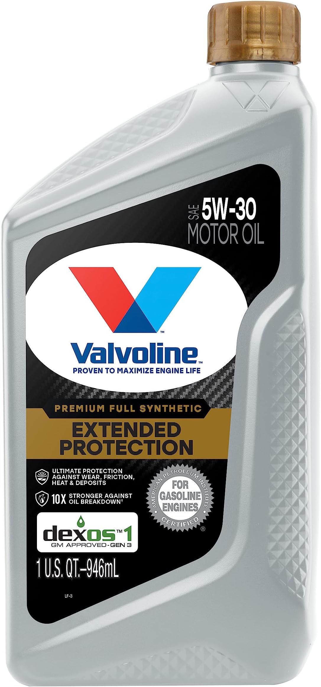 Valvoline Extended Protection Full Synthetic Motor Oil SAE 5W-30 1 QT