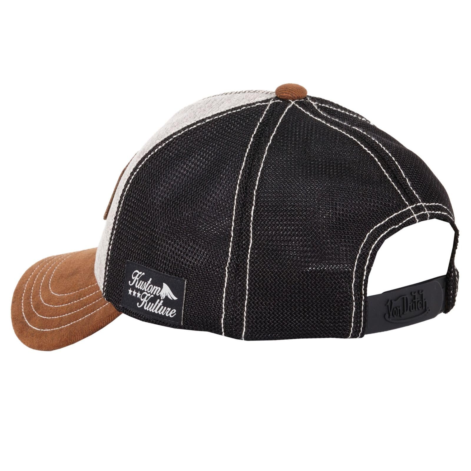 Von Dutch Czapka męska i damska, czapka Trucker LEA, regulowana z zatrzaskiem