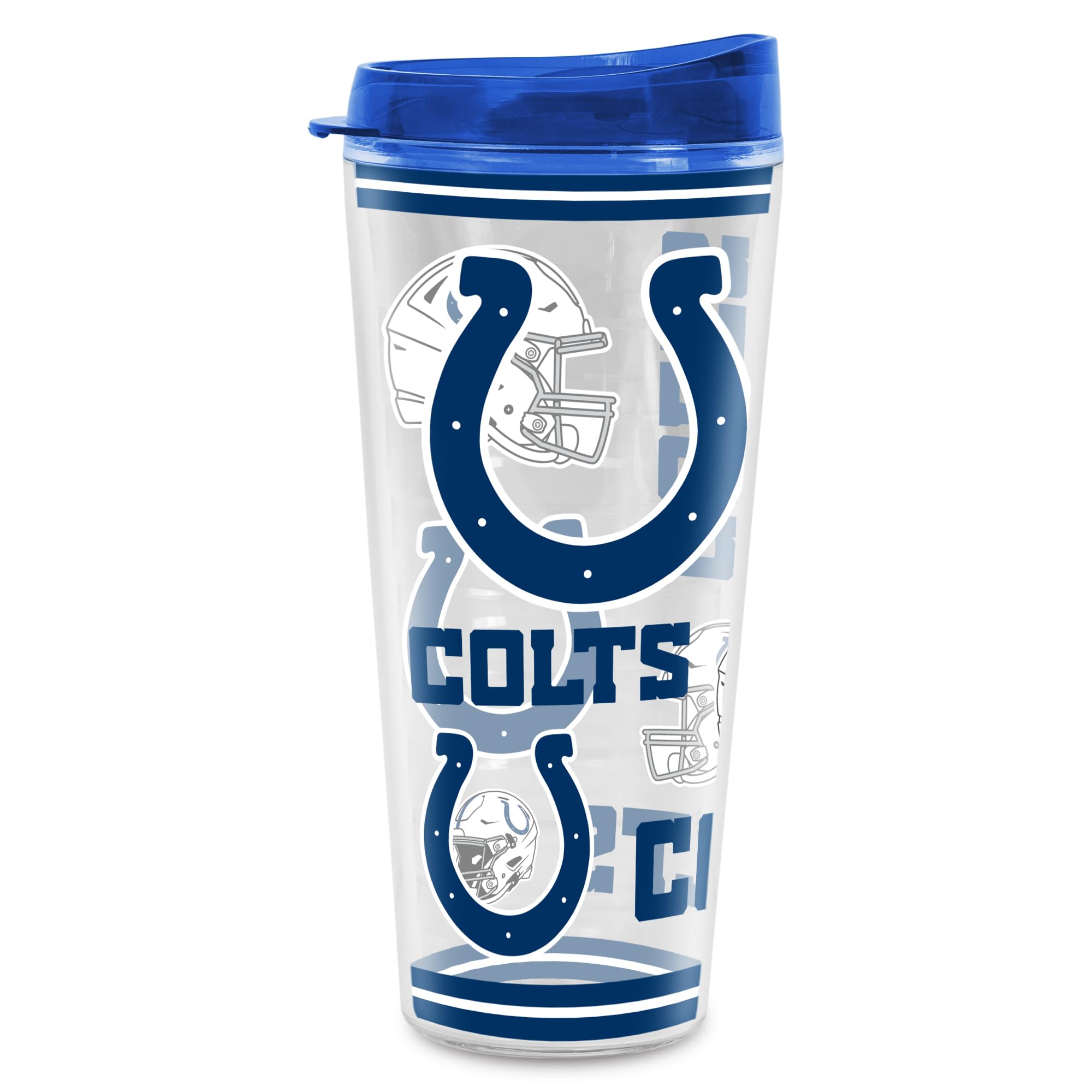 Rico Industries NFL Football Indianapolis Colts Double Wall 20oz Tritan Tumbler