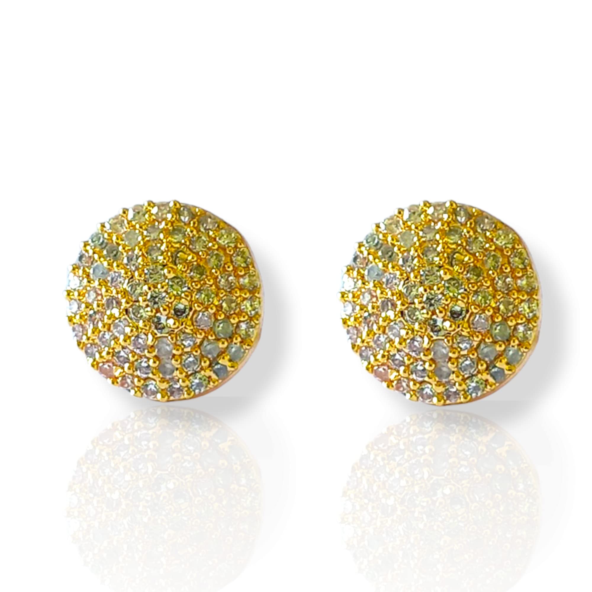 SRian Fashion Earrings Ethnic South Indian Impon Gold plated Traditional Earrings Indian Stud for Womens and Girls | Ruby Stone | Size 1.5 CM| Screw Type (White) (B0BNY25CCD) Amazon Price History, Amazon Price Tracker