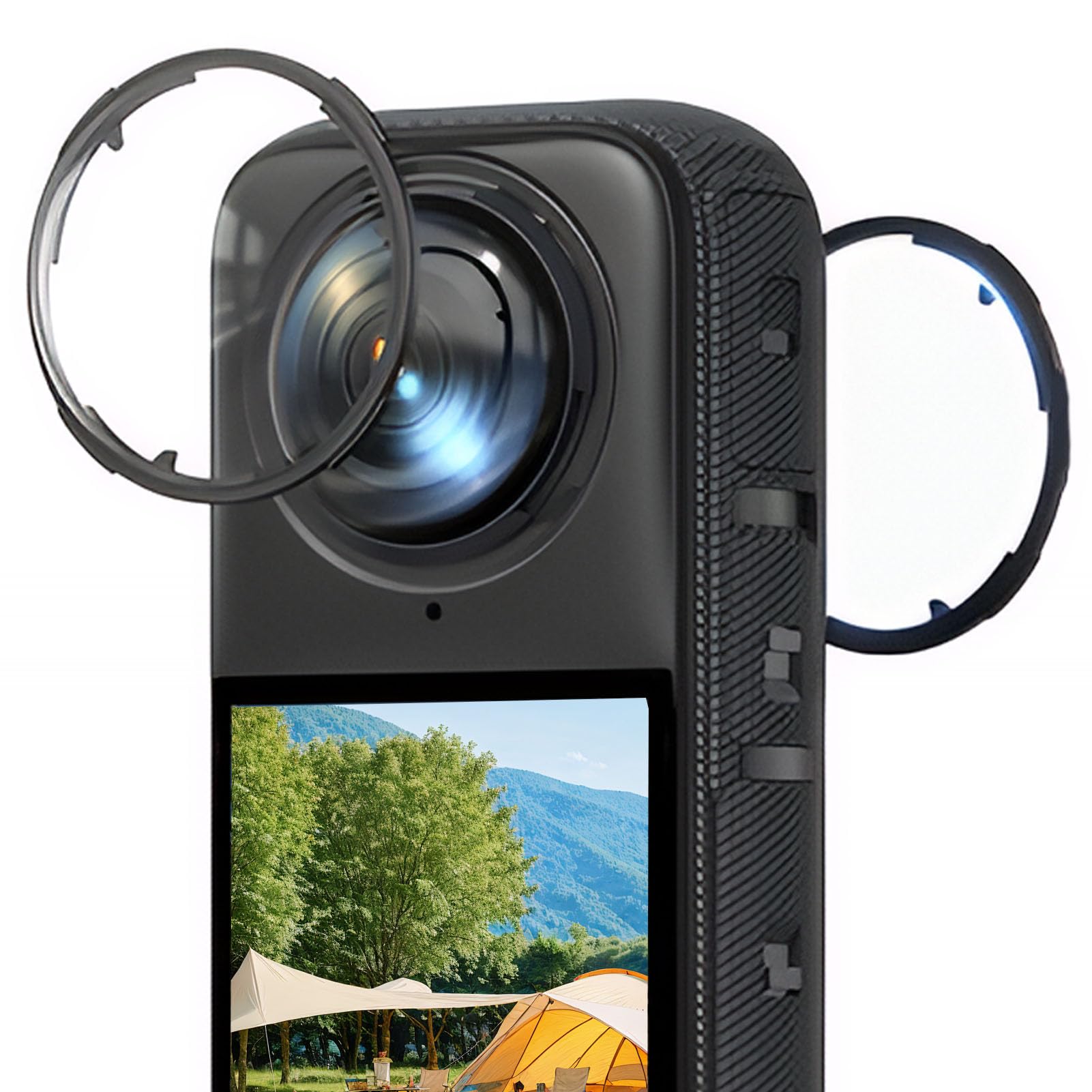 Lens Protector Compatible with Insta360 X5, Scratch-Resistant Shock Resistant PC Optical Protective Case for Insta 360 X5, Action Camera Accessory, Ultra-Clear Lens Anti-Fog-image-5