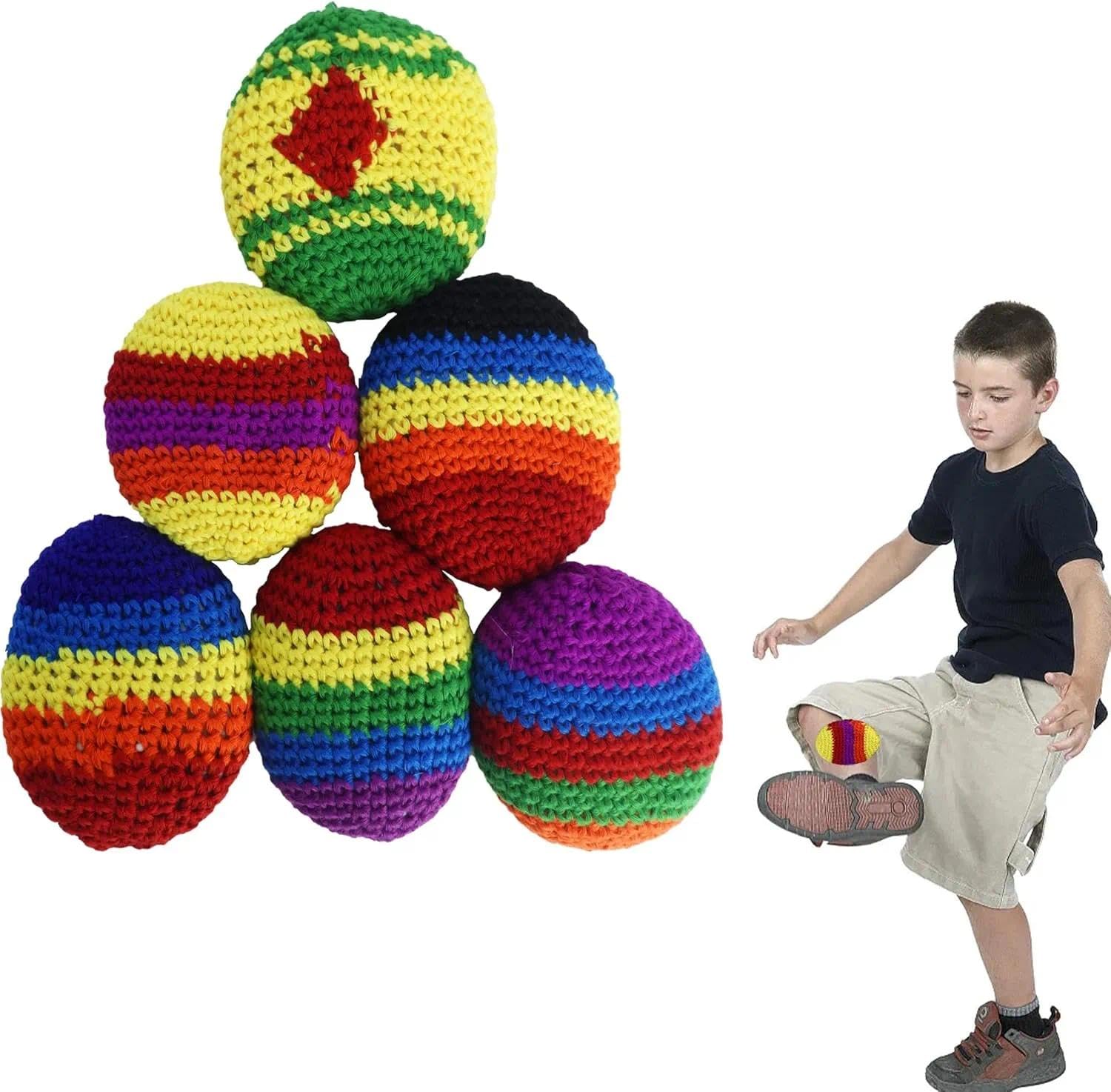 6 PCS Juggling Balls Juggling Balls for Adults Soft Ball Small Football
