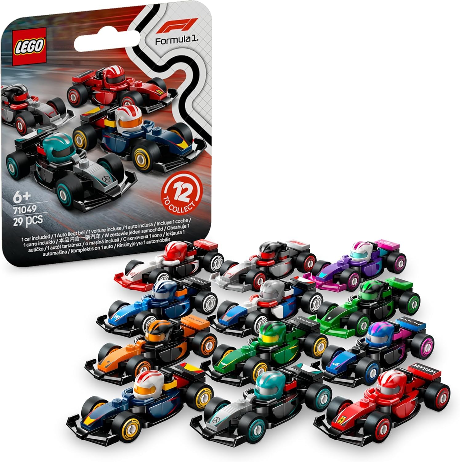 LEGO Formula 1 Racing Car Building Set, 29 Pieces, Ages 6+