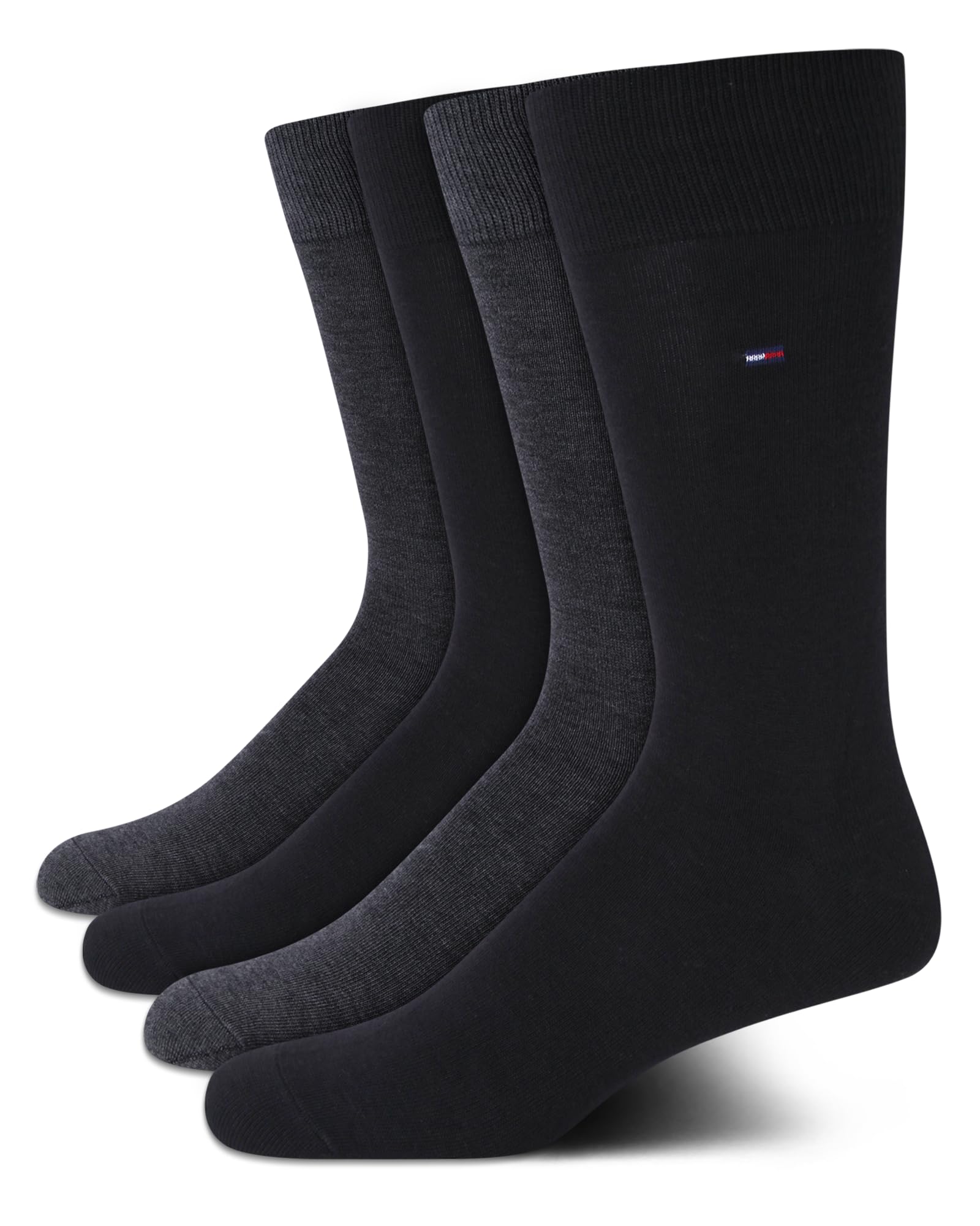 Tommy Hilfiger Mens 4 Pack Dress Crew Socks