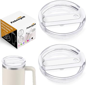 Stanley Cup i in 40 oz Bardak Kapa  Yedek Kesim, Stanley Seyahat Tumbler i in 2 Paket  effaf Yedek Kapak, Stanley Bardak Aksesuarlar  i in D k lmeye Dayan kl  Bardak K l flar   effaf -