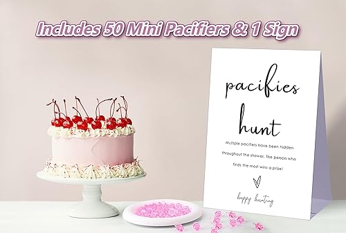 Miniatura 3 de Juegos de caza de chupetes para baby shower, juegos rústicos de baby shower, género neutro, chupetes para juego de baby shower, juegos de revelación