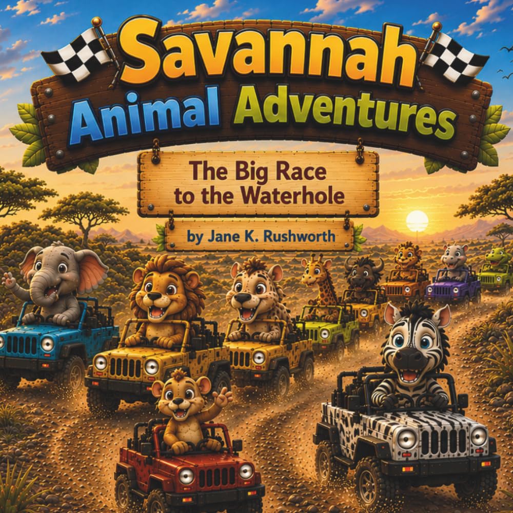 Savannah Animal Adventures: The Big Race to the Waterhole