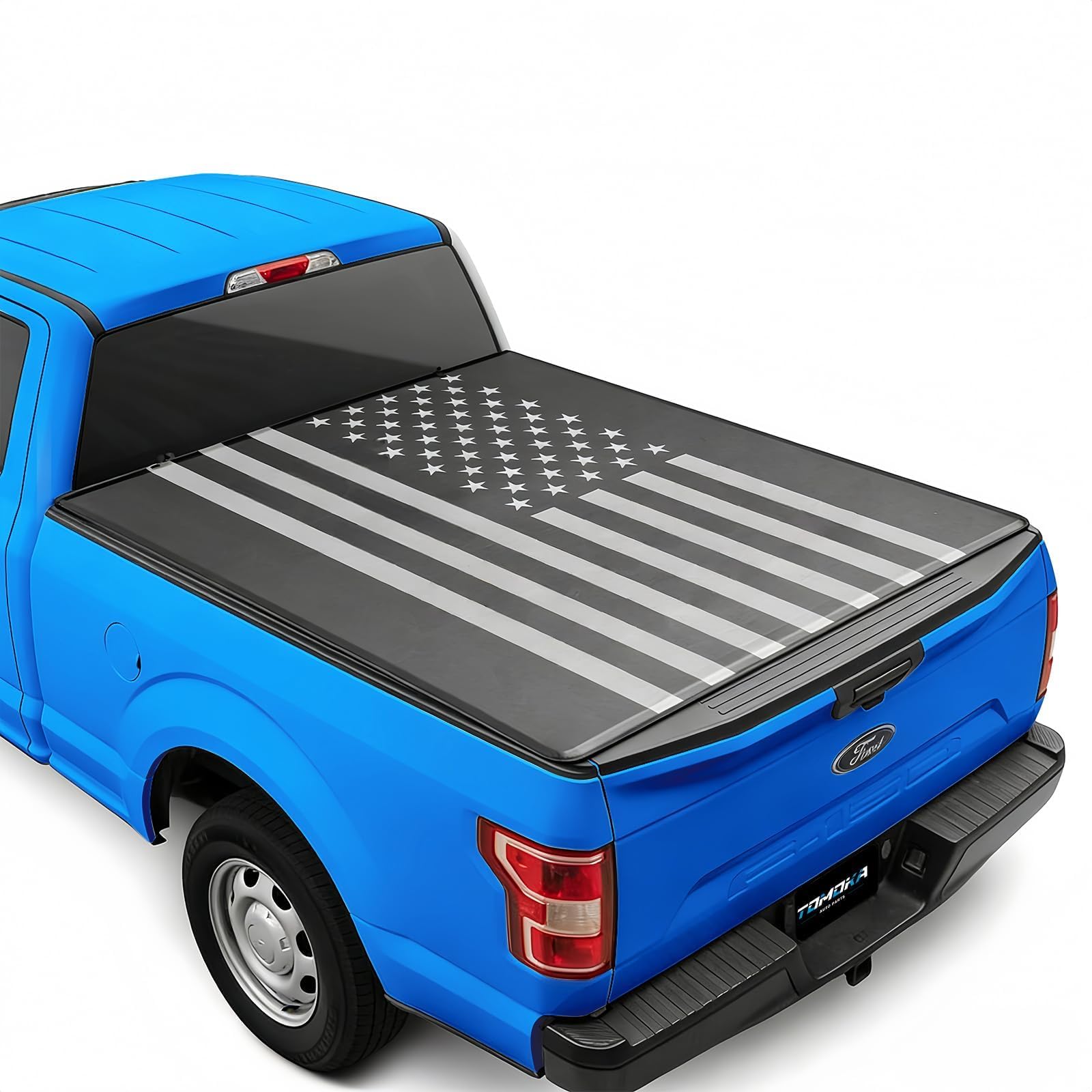 TOMOKA Soft Roll-Up Tonneau Cover for 2019-2026 Ford Ranger, 5ft Bed