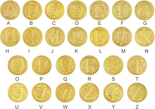 Miniatura 5 de PATIKIL Sello de cera del alfabeto Z, sello de cera de sellado de letra inicial, clásico retro, cabeza de latón extraíble, mango de madera para