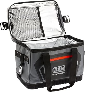 ARB 10100376 Collapsible Cooler Bag with Plastic Ice Cooler Brick to Retain Ice for up to 12 Hours that Folds Flat
