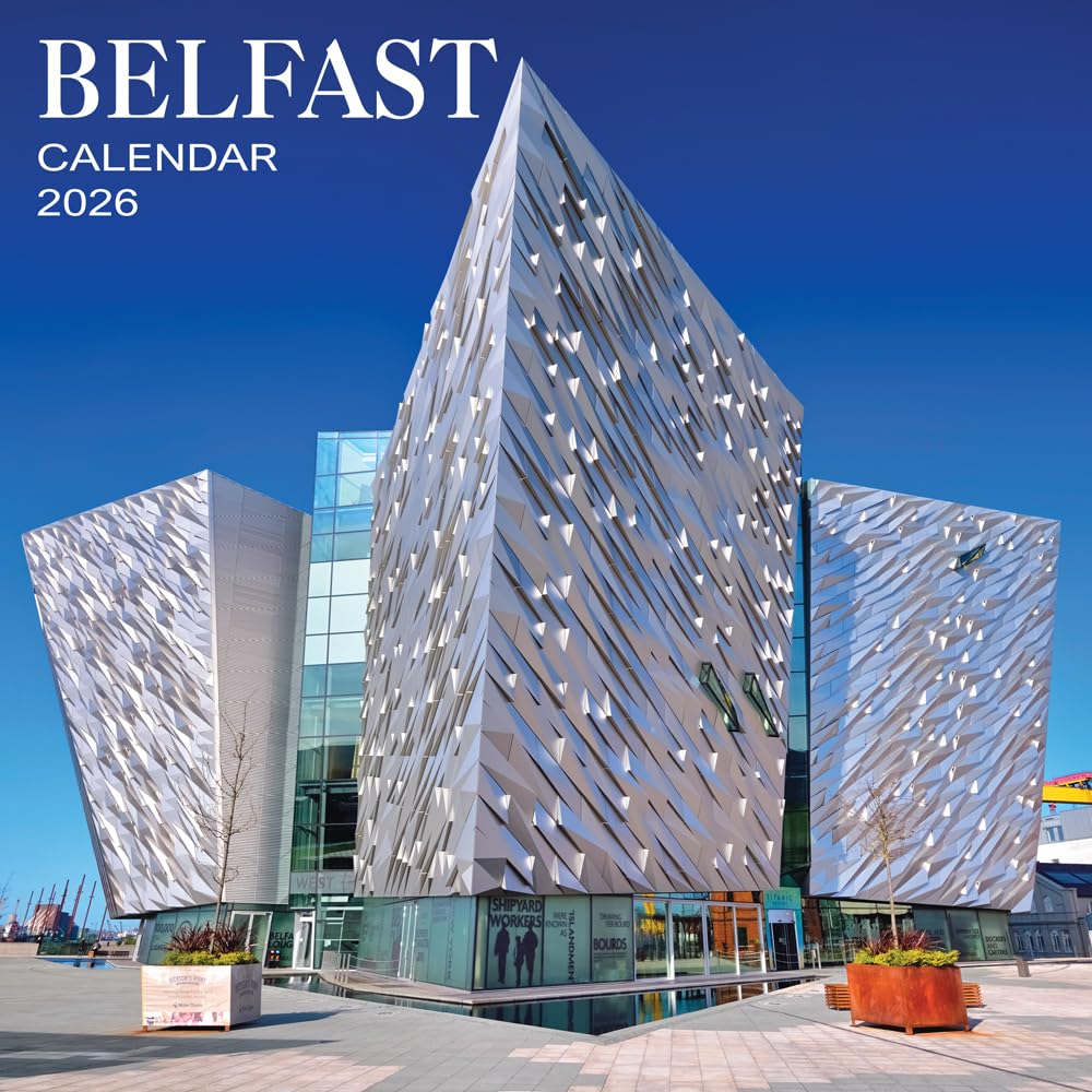2026 Northern Ireland Calendar: Belfast - Square Wall Calendar - Month to View - 12 Months