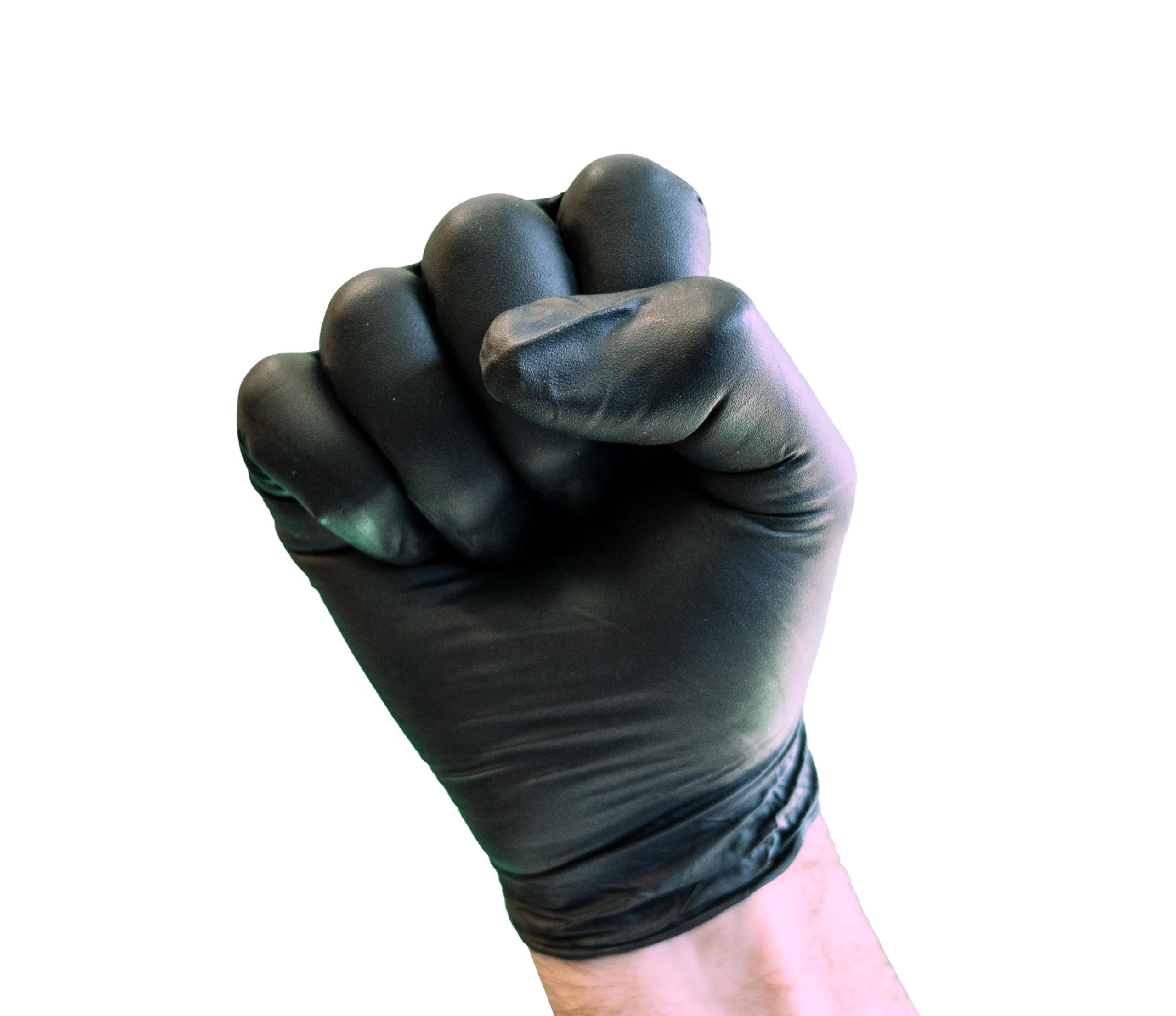 Protect Best NIGHTWATCH Nitrile Black Disposable Food Safe Gloves, 6 Mil, 100 Ct, S-XXL (Medium)