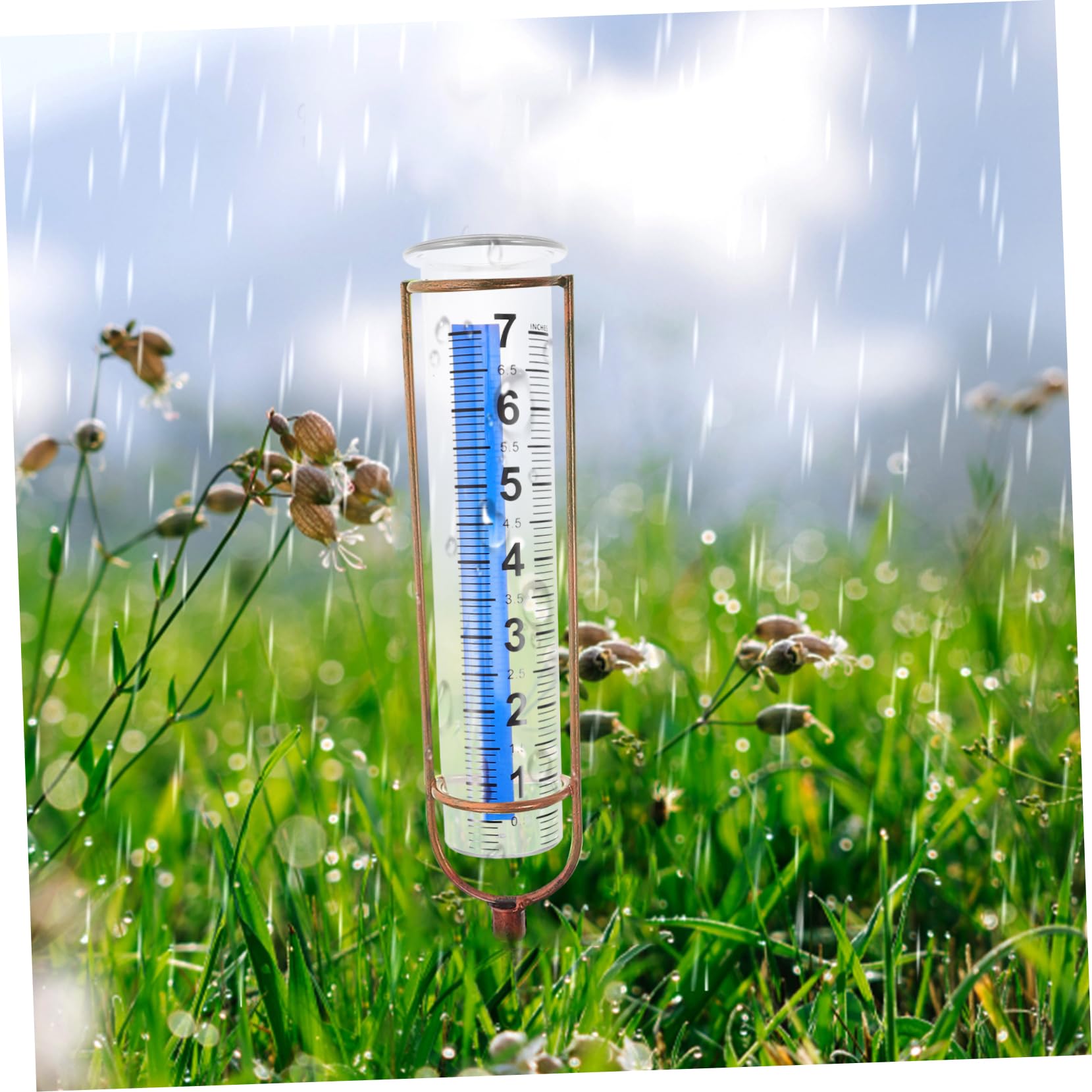 Sosoport 10stücke Transparente Regenmesser Mit Präzises Messrohr Für Niederschlag Gartenbedarf Und Outdoor Nutzung Sicherem Für Genaue Wassermessung