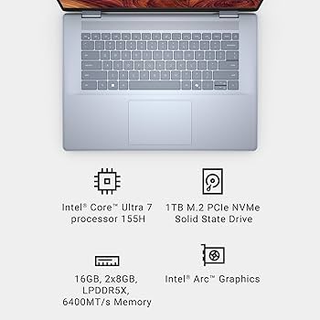 Amazon.com: Dell Inspiron 16 Plus 7640 Laptop - 16-inch 16:10 2.5K