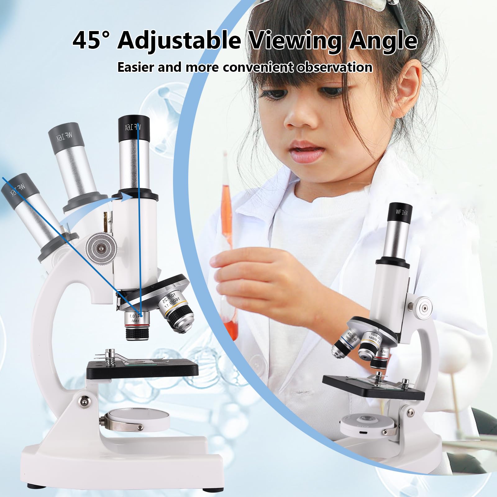 Amazon.com: JECONE Microscope for Adults & Kids, 40X-2000X High